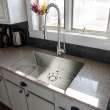 Diamond Sink Kit with Super Single Bowl,  Undermount Installation, Magnetic Accessories Kit, and Drain Kit