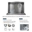 29.875-in x 20.25-in x 10-in 16 Gauge Super Single Bowl, Farmhouse Stainless Steel Kitchenl Sink, Undermount Installation