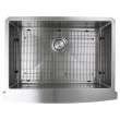 29.5-in x 22-in x 10-in 16 Gauge Super Single Bowl, Farmhouse Stainless Steel Kitchenl Sink, Undermount Installation