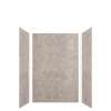 Samuel Mueller Silhouette 36-in X 48-in X 72-in Glue to Wall Shower Wall Kit