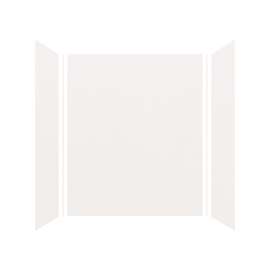 Expressions 60-in X 32-in X 72-in Glue to Wall Alcove Shower Kit - In Multiple Colors