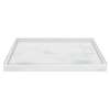 60 x 30 Solid Surface Shower Base Right Drain in Storm