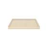 Solid Surface 60-in x 36-in Shower Base with Center Drain