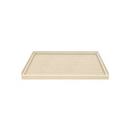 Solid Surface 60-in x 36-in Shower Base with Center Drain