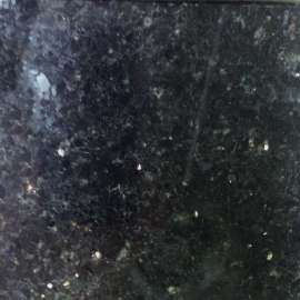 25-in x 22-in Bathroom Vanity Top with Eased Edge in Black Galaxy