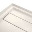 FLU6032R-32 Linear 60-in W x 32-in L Rectangular Alcove Concealed End Drain Shower Base with Right Hand Drain in Cameo