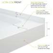 Linear 60-in W x 30-in L Rectangular Alcove Concealed End Drain Shower Base with Left Hand Drain FLU6030L-31-M