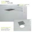 Linear 36 in. L x 48 in. W Alcove Shower Pan Base with Center Drain in Grey