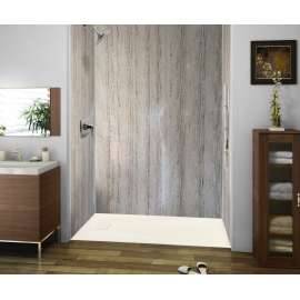 FZS6336-32 63-in L x 35.5-in Shower Base with Zero Threshold and Reversible End Drain in Cameo