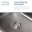 Transolid Diamond Stainless Steel 32-in Undermount Kitchen Sink