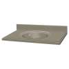 Transolid Decor Solid Surface 31-in x 22-in Vanity Top