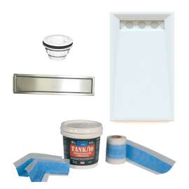 K5132L-PRO-SOBS Shower Base Kit Truedek linear