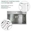 Diamond Sink Kit with Single Bowl, Micro Dual Mount Installation, with Magnetic Accessories Kit, and Drain Kit