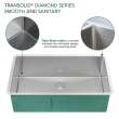 Diamond Sink Kit with Single Bowl, Undermount Installation, Magnetic Accessories Kit, and Drain Kit