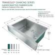 Diamond KKM-DUSSF302010 Diamond Sink Kit with Farmhouse Style Single Bowl, Magnetic Accessories Kit, and Drain Kit