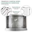 KKM-DUSSF302210 Diamond Sink Kit with Farmhouse Style Single Bowl, Magnetic Accessories Kit, and Drain Kit