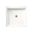 Solid Surface 36-in x 72-in Alcove Shower Wall and Base Kit