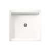 Solid Surface 36-in x 72-in Alcove Shower Wall and Base Kit