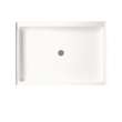 Solid Surface 48-in x 72-in Alcove Shower Wall and Base Kit