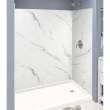 Expressions 60-in X 32-in X 72-in Glue to Wall Alcove Shower Kit