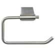 4-Piece Bathroom Accessory Kit Including a robe hook, a toilet paper holder, a towel ring, and a 24-in towel bar, in Brushed Stainless