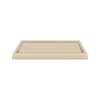 60 x 32 Solid Surface Shower Base with Left Hand Drain in Matrix Khaki