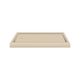 60 x 32 Solid Surface Shower Base with Left Hand Drain in Matrix Khaki