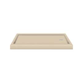 Decor Solid Surface  60-in x 32-in Shower Base with Right Drain