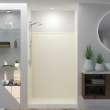 48-in x 36-in x 72-in Solid Surface Shower Wall Trimmable Surround in Biscuit