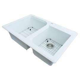 Bottom Stainless Steel Sink Grid Set for Radius RTDO3322, RUDO3120 silQ Granite Kitchen Sinks