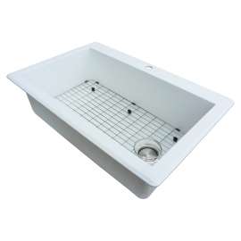 Bottom Stainless Steel Sink Grid for Radius RTSS3322, RUSS3118 silQ Granite Kitchen Sinks