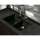 31.75-in x 20.75-in x 9.5-in silQ Granite Kitchen Sink with 1-3/4 Offset Double bowls, Undermount Installation, in Black