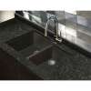 31.75-in x 20.75-in x 9.5-in silQ Granite Kitchen Sink with 1-3/4 Offset Double bowls, Undermount Installation, in Espresso