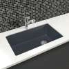 31.75-in x 19.125-in x 9.5-in silQ Granite Kitchen Sink with Super Single bowl, Undermount Installation, in Grey