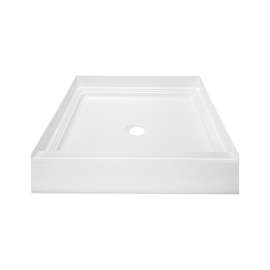 T3 36-in x 36-in Square Alcove Shower Base with Center Drain - In Multiple Colors