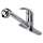 Beckett Pull Out Kitchen Faucet with Single Handle, includes deck plate, Polished Chrome