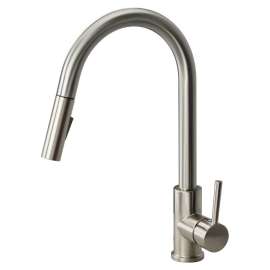 Pull Down Kitchen Faucet with Single Handle, Luxe Stainless