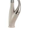 Pull Out Kitchen Faucet with Single Handle, Luxe Stainless/Cafe Latte