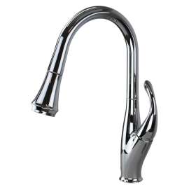 Layla T3590-PC Pull Out Kitchen Faucet with Single Handle, Polished Chrome