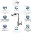 T3630-LS-M Sloane Sloane Pull-Down Kitchen Faucet, Luxe Stainless