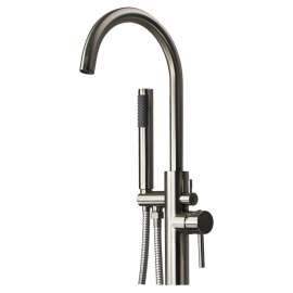 T4200-BN Peyton Single Handle Freestanding Tub Faucet With Hand Shower, Brushed Nickel