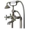 T4210-BN Cromwell Two-Handle Freestanding Tub Faucet With Hand Shower, Brushed Nickel