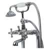 T4210-PC Cromwell Two-Handle Freestanding Tub Faucet With Hand Shower, Polished Chrome