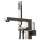 T4220-BN Ardell Floor Mounted Freestanding Tub Filler With Hand Shower, Brushed Nickel