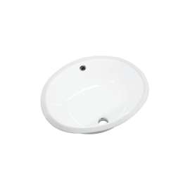 Madison Petite TL-1520-01 Vitreous China Undermount Lavatory in White