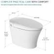 TL-77780-A Ginger 1-Piece 1.28/0.87 GPF Dual Flush Elongated Smart Bidet Toilet With Sensor, White