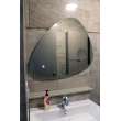31.38 X 1.14 X 31.97 LED-Backlit Contemporary Mirror with Touch Sensor