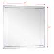 TLMF2422 Finn LED-Backlit Contemporary Mirror with Touch Sensor
