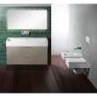47.24 X 1.18 X 21.65 LED-Backlit Contemporary Mirror with Touch Sensor