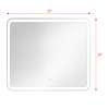 29.53 X 1.18 X 27.56 LED-Backlit Contemporary Mirror with Touch Sensor